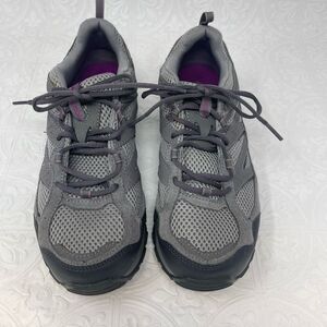 Columbia Gray Purple Plains Plains Ridge Trail Shoe Lace Up Sneaker Size 10